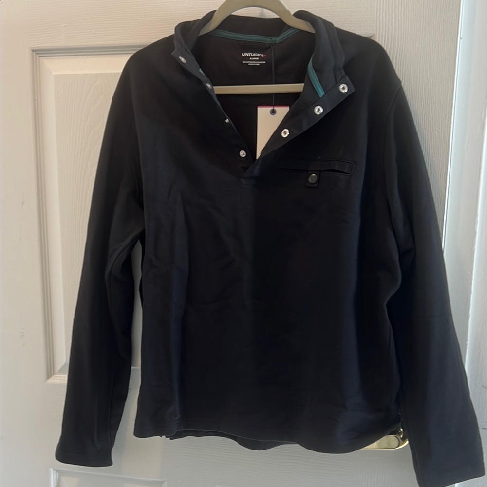 UNTUCKit Snap Fleece Pullover